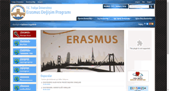 Desktop Screenshot of erasmus.trakya.edu.tr