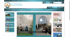 Desktop Screenshot of mimarlik.trakya.edu.tr