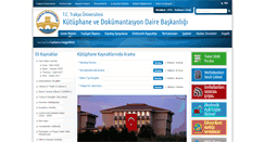 Desktop Screenshot of kutuphane.trakya.edu.tr